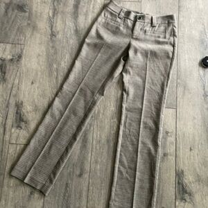 CAbi pants size 2 herringbone pleated slacks